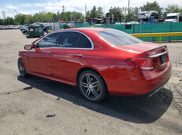 WDDZF4KB8HA184045 2017 MERCEDES-BENZ E Maroon Հետևի ձախ