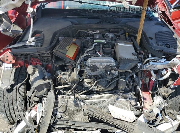 WDDZF4KB8HA184045 2017 MERCEDES-BENZ E Maroon Սալոնի հետևի տեսք