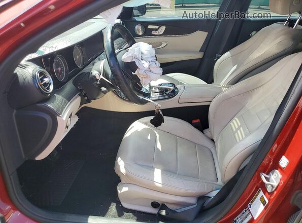 WDDZF4KB8HA184045 2017 MERCEDES-BENZ E Maroon Սալոնի դիմացի տեսք