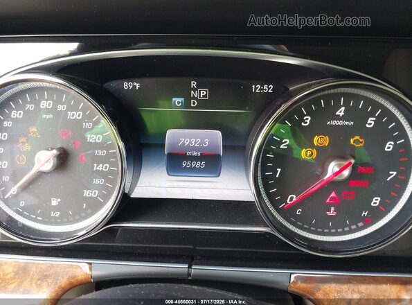 WDDZF4KB8HA238850 2017 MERCEDES-BENZ E-CLASS Dark Blue Widok tylnych siedzeń
