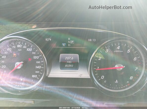WDDZF4KB8JA384252 2018 MERCEDES-BENZ E-CLASS Silver Հետևի նստատեղերի տեսք