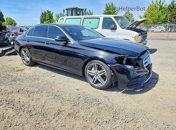 WDDZF4KB8JA471245 2018 MERCEDES-BENZ E Черный Передняя правая четверть