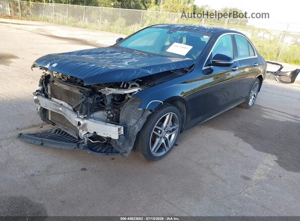 WDDZF4KB9HA029343 2017 MERCEDES-BENZ E-CLASS Черный Передняя левая четверть