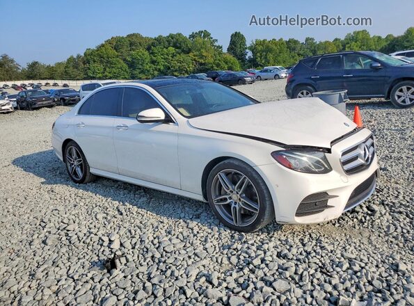 WDDZF4KB9HA032954 2017 MERCEDES-BENZ E Белый Передняя правая четверть