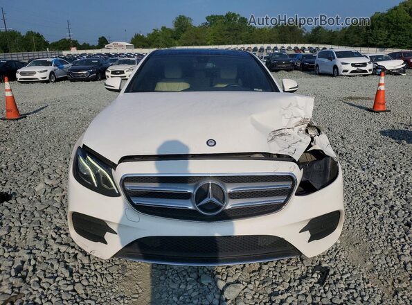 WDDZF4KB9HA032954 2017 MERCEDES-BENZ E Белый Вид спереди