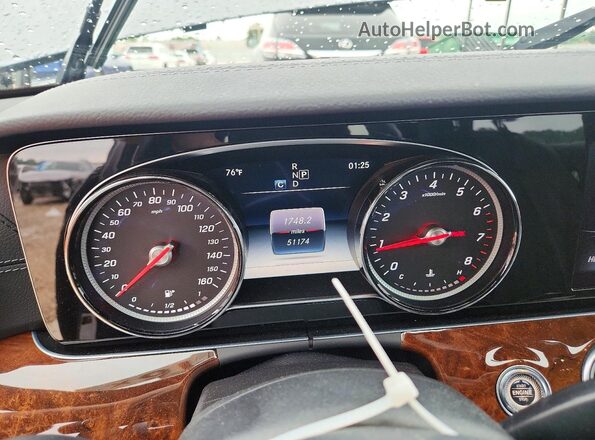 WDDZF4KB9HA188525 2017 MERCEDES-BENZ E Серый Вид щитка приборов