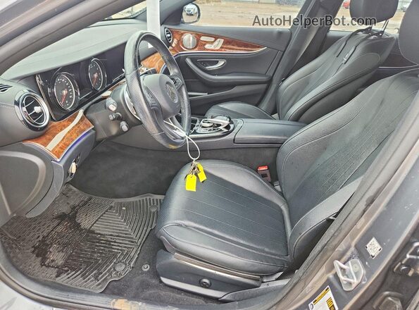 WDDZF4KB9HA188525 2017 MERCEDES-BENZ E Серый Вид салона спереди