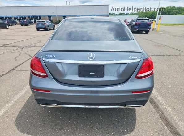 WDDZF4KB9JA329955 2018 MERCEDES-BENZ E Gray უკანა ხედი