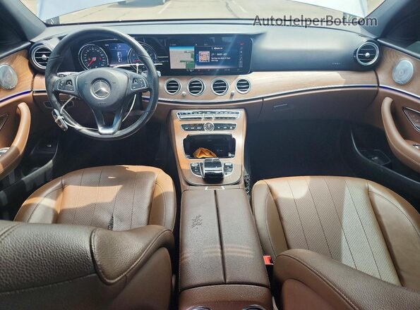 WDDZF4KB9JA329955 2018 MERCEDES-BENZ E Gray წინა პანელის ხედი