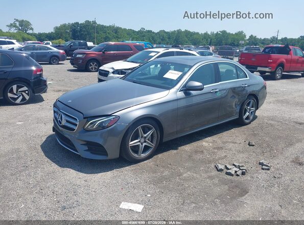 WDDZF4KBXHA029920 2017 MERCEDES-BENZ E-CLASS Gray Առջևի ձախ երեք քառորդ տեսարան