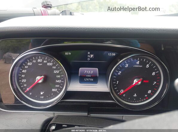 WDDZF4KBXHA062125 2017 MERCEDES-BENZ E-CLASS Black Widok tylnych siedzeń