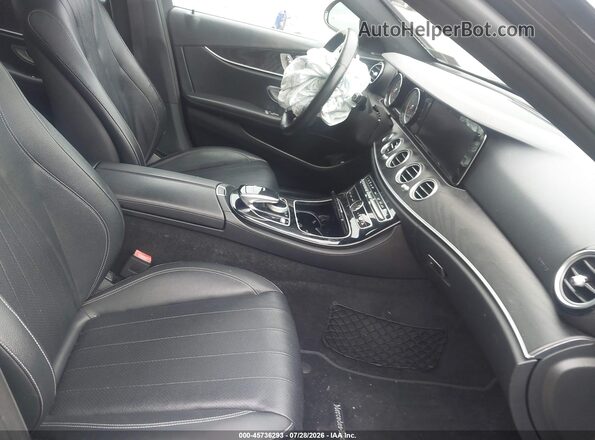 WDDZF4KBXHA062125 2017 MERCEDES-BENZ E-CLASS Black Widok wnętrza z przodu