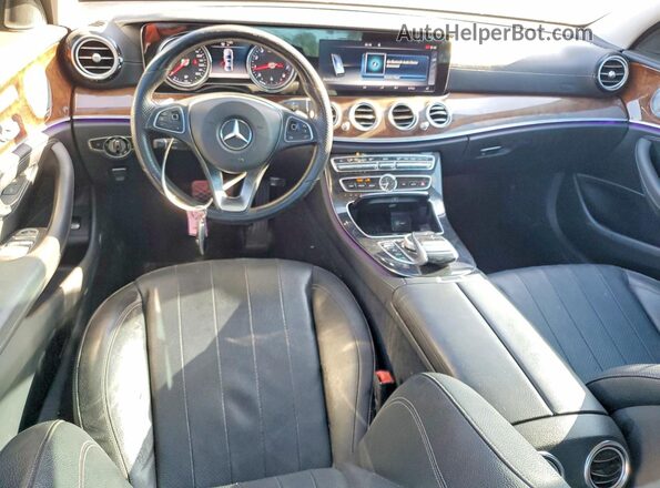 WDDZF4KBXHA197878 2017 MERCEDES-BENZ E Black Dashboard view