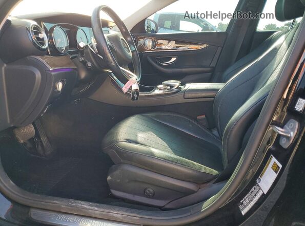 WDDZF4KBXHA197878 2017 MERCEDES-BENZ E Black Front interior view