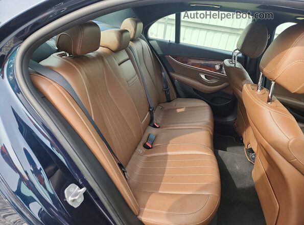 WDDZF4KBXHA206529 2017 MERCEDES-BENZ E Black უკანა სავარძლების ხედი