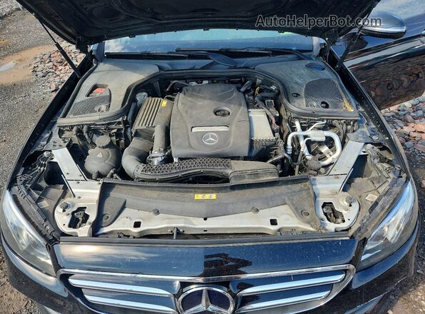 WDDZF4KBXJA320763 2018 MERCEDES-BENZ E Черный Вид задней части салона