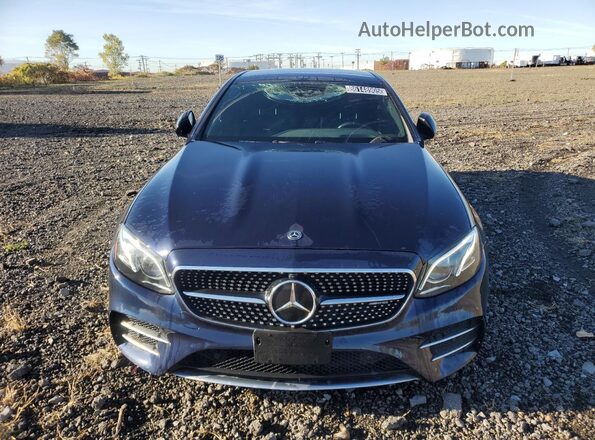 WDDZF6BB0KA496699 2019 MERCEDES-BENZ E Blue Front view