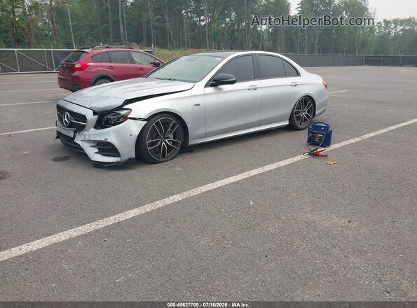 WDDZF6BB6KA587315 2019 MERCEDES-BENZ AMG E 53 Silver Առջևի ձախ երեք քառորդ տեսարան