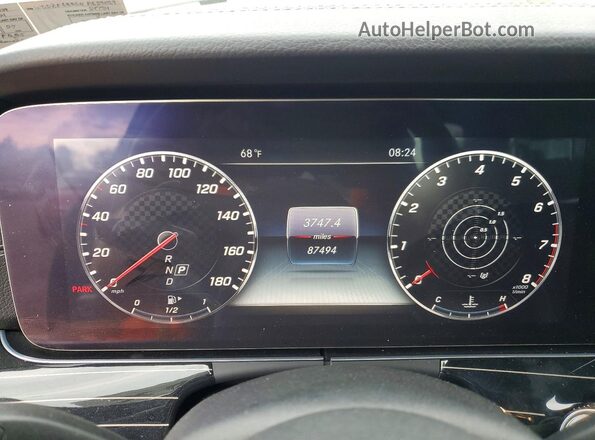 WDDZF6BB6KA639039 2019 MERCEDES-BENZ E Black Vista del cuadro de instrumentos