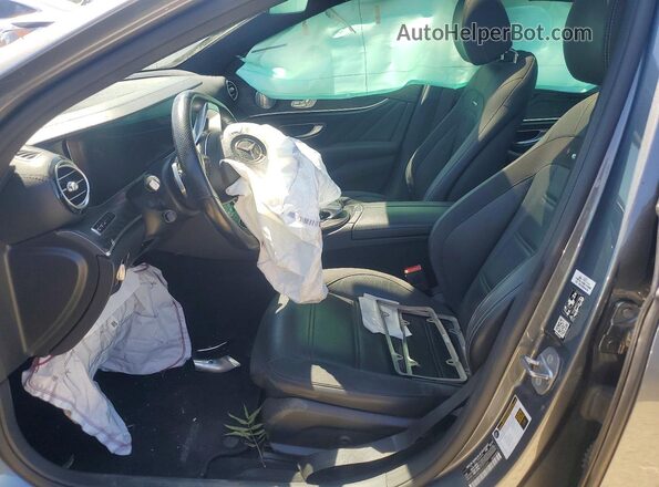 WDDZF6EB0JA403643 2018 MERCEDES-BENZ E Gray Front interior view