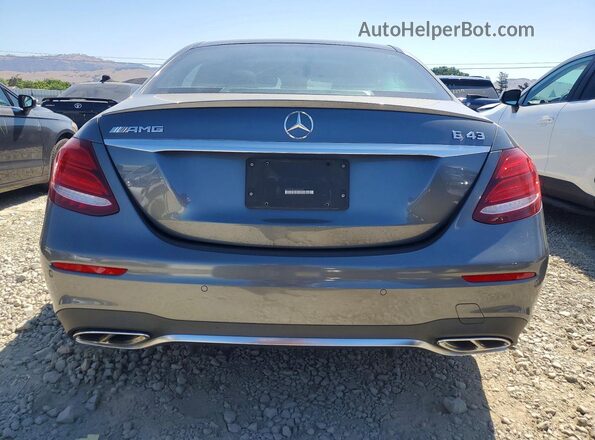 WDDZF6EB0JA403643 2018 MERCEDES-BENZ E Gray Rear view