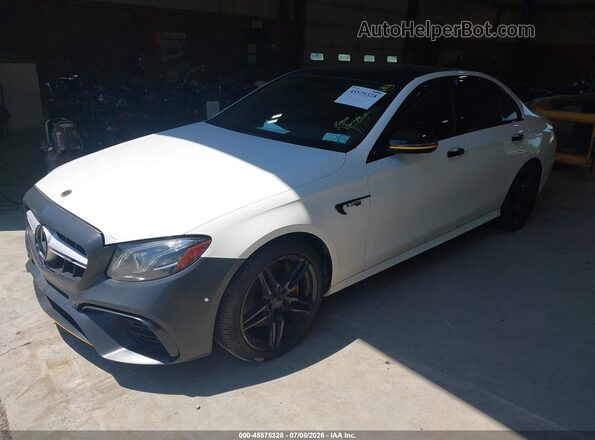 WDDZF6EB1HA171936 2017 MERCEDES-BENZ AMG E 43 White წინა მარცხენა ხედი სამი მეოთხედიდან