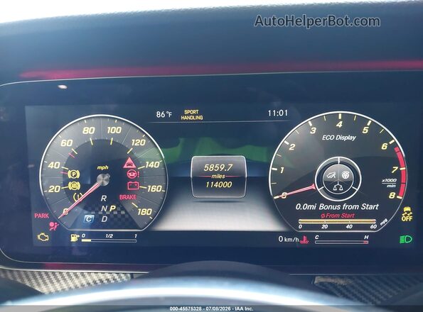 WDDZF6EB1HA171936 2017 MERCEDES-BENZ AMG E 43 White უკანა სავარძლების ხედი