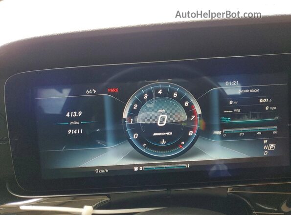 WDDZF6EB3HA201065 2017 MERCEDES-BENZ E Черный Вид щитка приборов