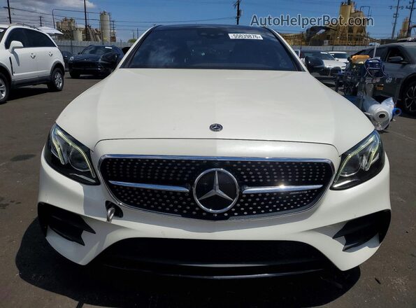 WDDZF6EB4JA401233 2018 MERCEDES-BENZ E White Front view