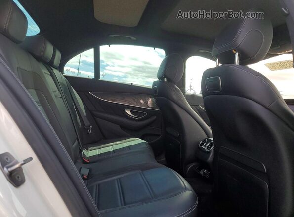 WDDZF6EB4JA401233 2018 MERCEDES-BENZ E White Rear seats view