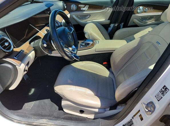 WDDZF6EB5JA441207 2018 MERCEDES-BENZ E Белый Вид салона спереди