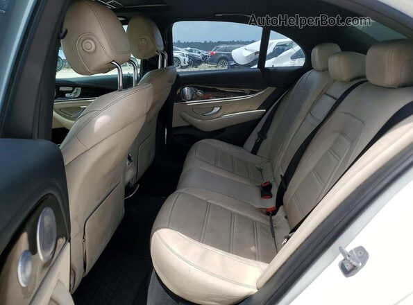 WDDZF6EB6JA384807 2018 MERCEDES-BENZ E White უკანა სავარძლების ხედი