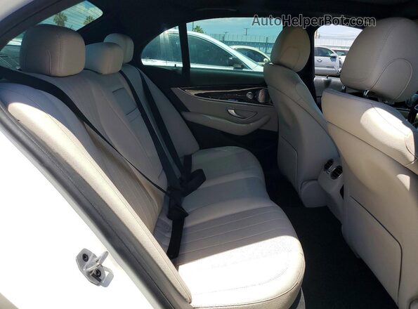 WDDZF6JB1LA697675 2020 MERCEDES-BENZ E White უკანა სავარძლების ხედი