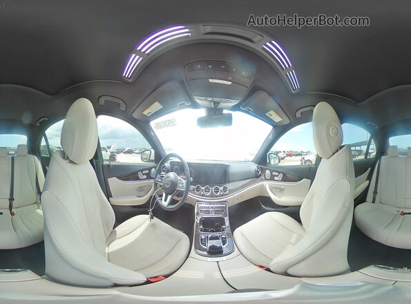 WDDZF8DB6LA723565 2020 MERCEDES-BENZ E White 360 interior view