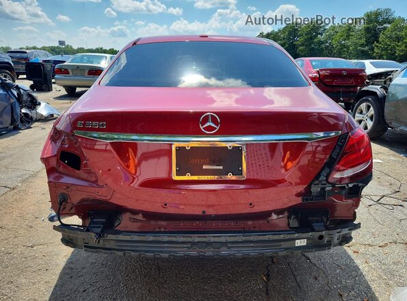 WDDZF8DB9LA704704 2020 MERCEDES-BENZ E Red Vista trasera