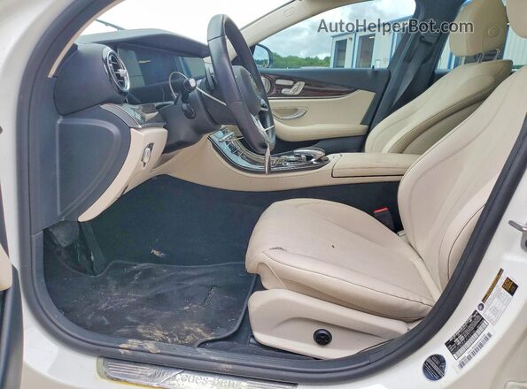WDDZF8DB9LA752106 2020 MERCEDES-BENZ E White Widok wnętrza z przodu