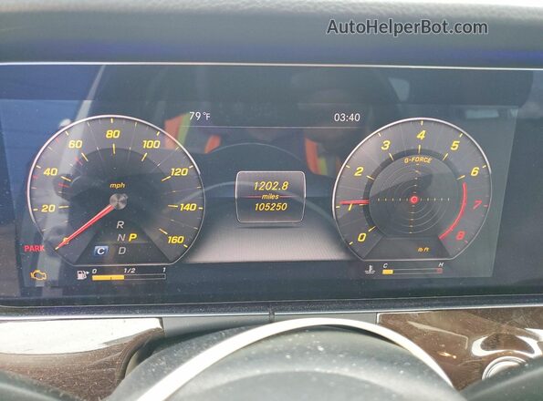WDDZF8DB9LA752106 2020 MERCEDES-BENZ E White Widok zestawu wskaźników