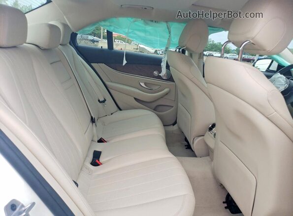 WDDZF8EB8LA750412 2020 MERCEDES-BENZ E White Вид задніх сидінь
