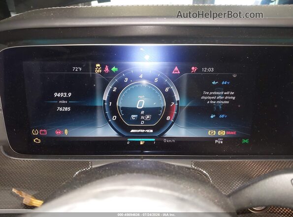 WDDZF8KB6KA523772 2019 MERCEDES-BENZ AMG E 63 Black Vista de los asientos traseros