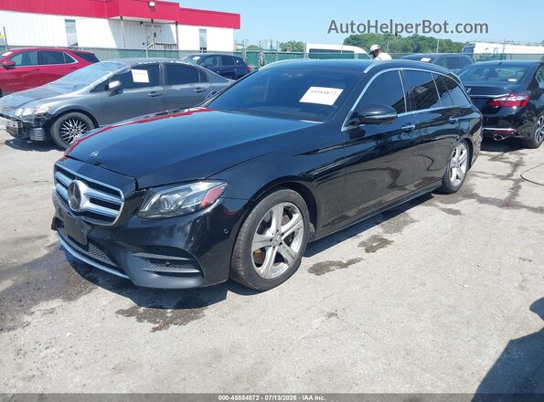 WDDZH6JB4KA539453 2019 MERCEDES-BENZ E-CLASS Black წინა მარცხენა ხედი სამი მეოთხედიდან