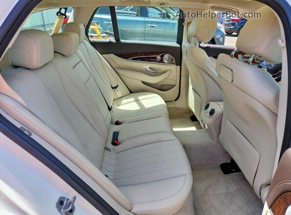 WDDZH6JB9KA559133 2019 MERCEDES-BENZ E White Rear seats view