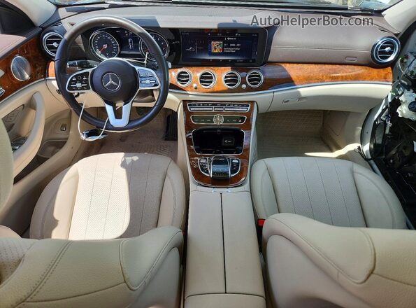 WDDZH6JB9KA559133 2019 MERCEDES-BENZ E White Dashboard view