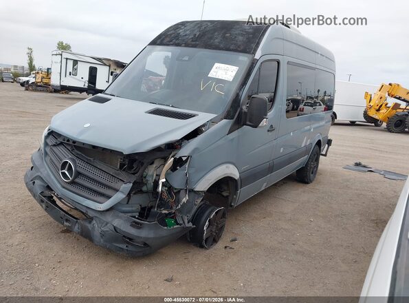 WDZFE7CD9GP182737 2016 MERCEDES-BENZ SPRINTER Gray Vista tres cuartos delantera izquierda