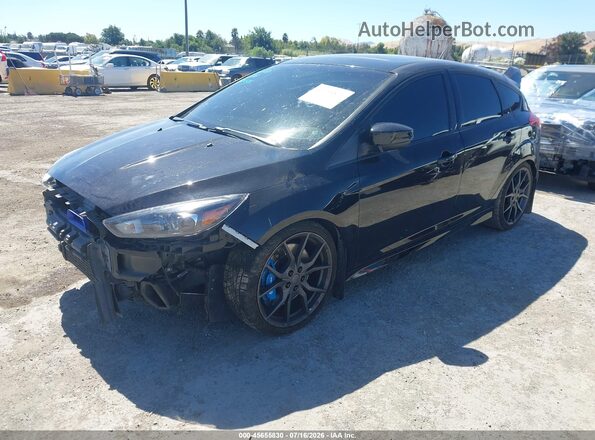 WF0DP3TH1G4116050 2016 FORD FOCUS RS Black Առջևի ձախ երեք քառորդ տեսարան