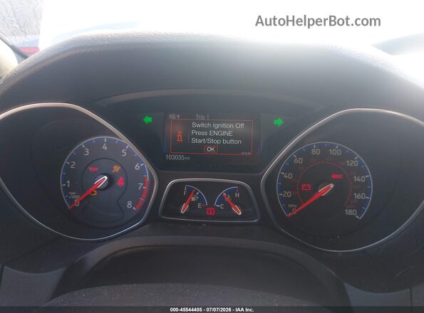 WF0DP3TH5G4117282 2016 FORD FOCUS White Vista de los asientos traseros