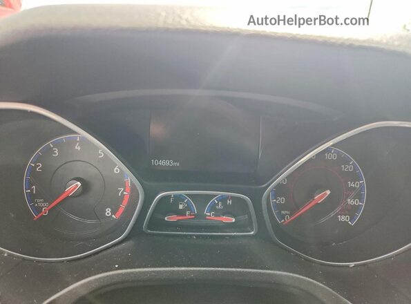 WF0DP3TH5H4120877 2017 FORD FOCUS White Vista del cuadro de instrumentos