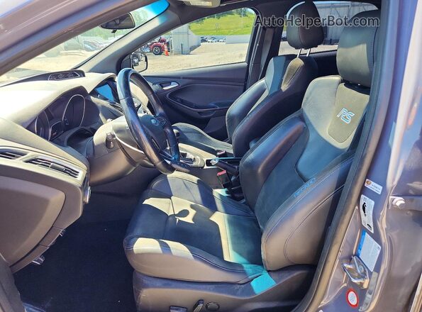 WF0DP3TH5H4125903 2017 FORD FOCUS Gray Вид салону спереду