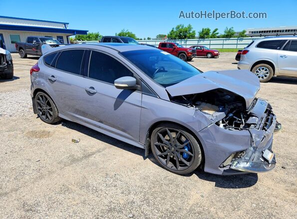 WF0DP3TH5H4125903 2017 FORD FOCUS Gray Передня права чверть
