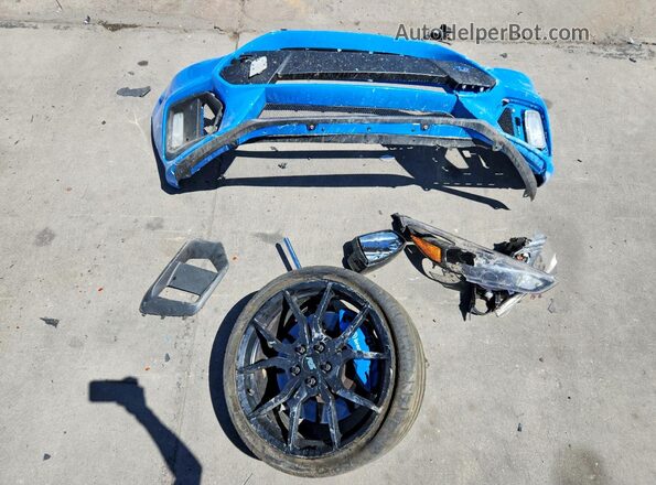 WF0DP3TH6J4126676 2018 FORD FOCUS Синий Вид подкапотного пространства