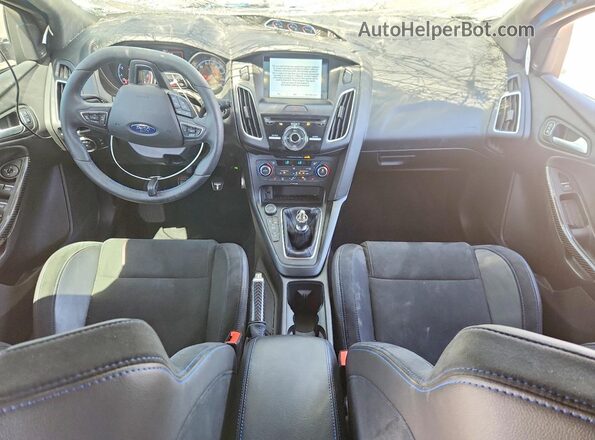 WF0DP3TH6J4126676 2018 FORD FOCUS Синий Вид панели приборов